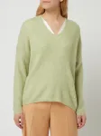 MOS MOSH Sweter o kroju oversized z mieszanki wełny z alpaki model ‘Thora’
