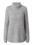 Only Sweter z wywijanym kołnierzem z dodatkiem wełny
