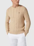 Polo Ralph Lauren Sweter z dzianiny z wzorem warkocza