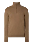 Selected Homme Bluza z kołnierzem z bawełny ekologicznej model ‘Berg’