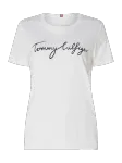 Tommy Hilfiger T-shirt z bawełny z nadrukiem z logo