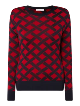 BOSS Sweter z żywą wełną model ‘Fadenia’