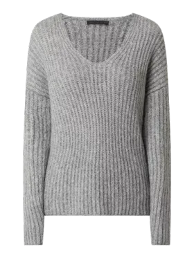 Drykorn Sweter z prążkowaną fakturą model ‘Linna’