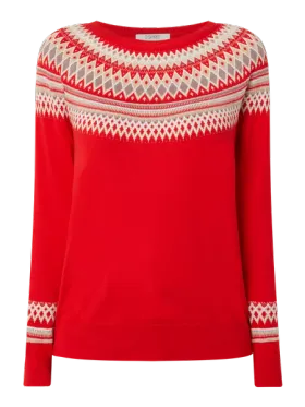 Esprit Sweter z norweskim wzorem