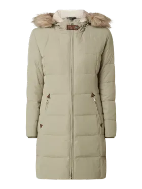 Lauren Ralph Lauren Płaszcz puchowy z odpinanym sztucznym futrem