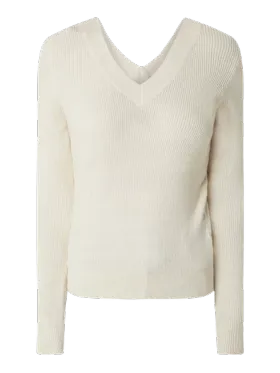 Only Sweter z prążkowaną fakturą model ‘Latia’