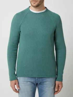 !Solid Sweter z mieszanki lnu model ‘Shane’