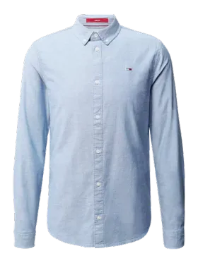 Tommy Jeans Koszula casualowa o kroju slim fit z tkaniny Oxford