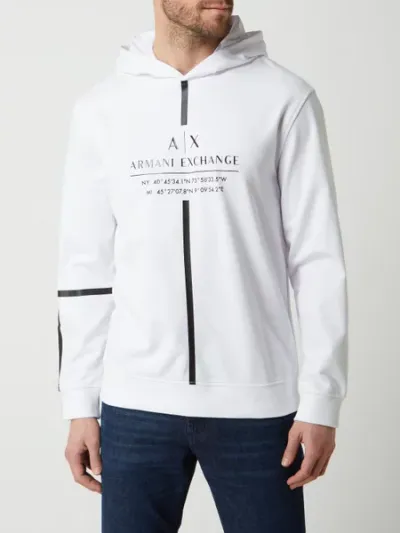 Armani Exchange ARMANI EXCHANGE Bluza z kapturem z logo