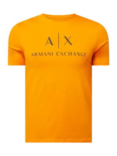 Armani Exchange ARMANI EXCHANGE T-shirt z nadrukiem z logo