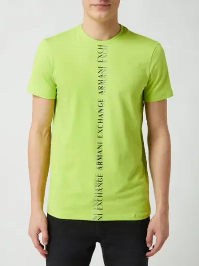 Armani Exchange ARMANI EXCHANGE T-shirt z o kroju Slim Fit ze streczem