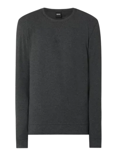BOSS Casualwear Bluzka z długim rękawem z dodatkiem streczu model ‘Weelight’
