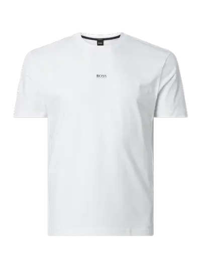 Boss BOSS Casualwear T-shirt z nadrukiem z logo ‘Tchup’