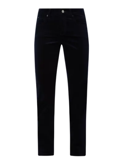 Cambio Cambio Spodnie z aksamitu o wąskim kroju model ‘Pina’