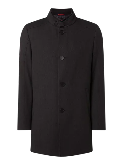 Cinque Cinque Krótki płaszcz z plisą w kontrastowym kolorze model 'Ciliverpool’