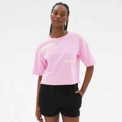 New Balance Koszulka damska New Balance WT23513OTP – różowa