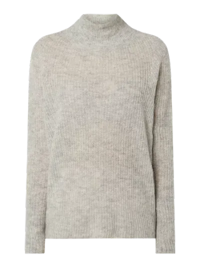 Drykorn Drykorn Sweter z wywijanym kołnierzem z dodatkiem wełny z alpaki model ‘Lyza’