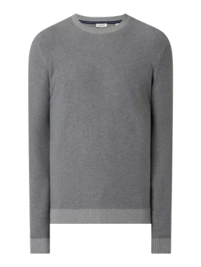 Esprit Esprit Sweter z mieszanki bawełny ekologicznej