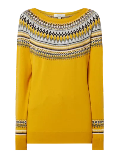 Esprit Esprit Sweter z norweskim wzorem