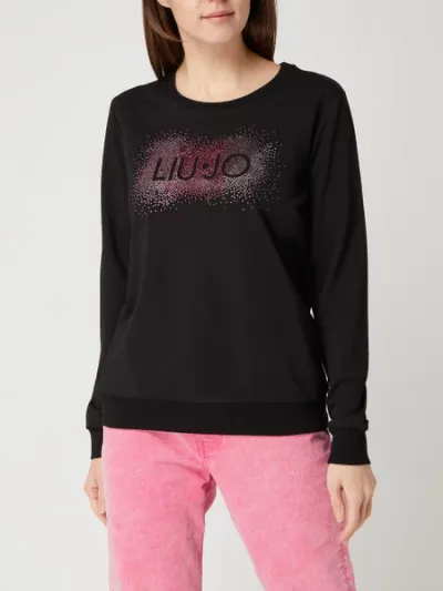 Liu Jo LIU JO SPORT Bluza z aplikacją z logo model ‘Felpa’