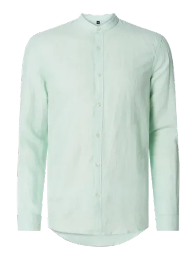 McNeal MCNEAL Koszula lniana o kroju slim fit model ‘Richeard’