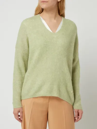 MOS MOSH MOS MOSH Sweter o kroju oversized z mieszanki wełny z alpaki model ‘Thora’