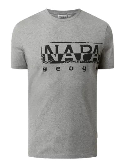 Napapijri Napapijri T-shirt z nadrukiem z logo model ‘Silei’