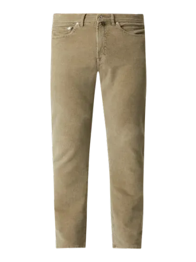 Pierre Cardin Pierre Cardin Spodnie sztruksowe o kroju modern fit z dodatkiem streczu model ‘Lyon’