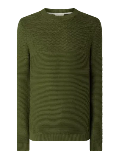 Selected Homme Selected Homme Sweter z bawełny ekologicznej model ‘Conrad’
