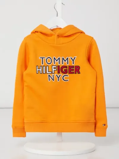 Tommy Hilfiger Kids Bluza z kapturem i wyhaftowanym logo
