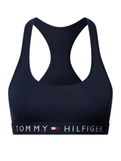 Tommy Hilfiger TOMMY HILFIGER Stanik z paskiem z logo — bez fiszbin