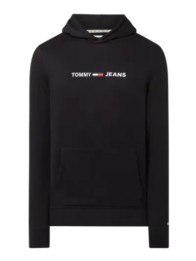 Tommy Jeans Tommy Jeans Bluza z kapturem o kroju Straight Fit z nadrukiem z logo