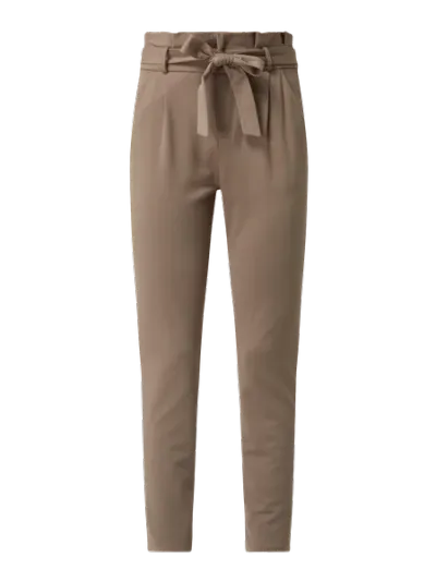 Vero Moda Vero Moda Spodnie typu paperbag z dodatkiem streczu model ‘Eva’