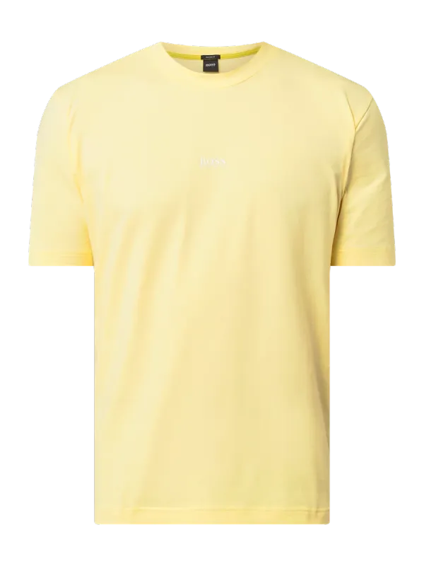 BOSS Casualwear T-shirt z gumowym nadrukiem z logo