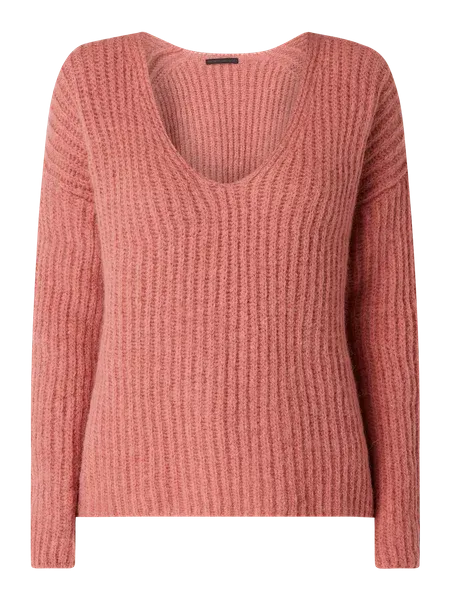 Drykorn Sweter z prążkowaną fakturą model ‘Linna’