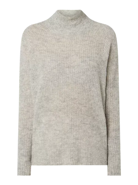 Drykorn Sweter z wywijanym kołnierzem z dodatkiem wełny z alpaki model ‘Lyza’