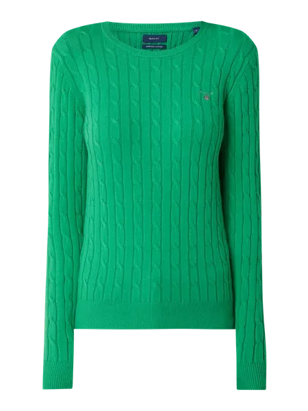 Gant Sweter ze ściegiem warkoczowym