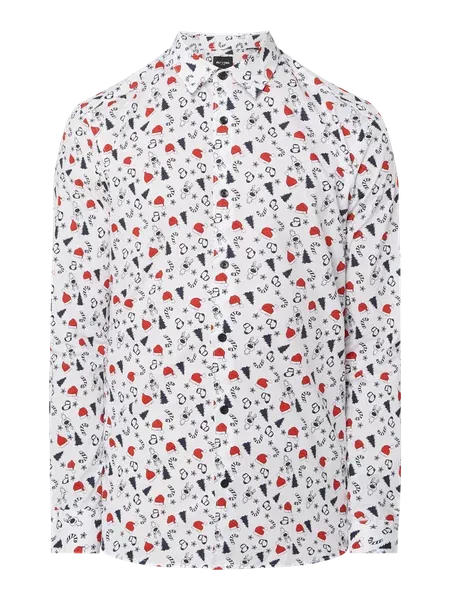 Only & Sons Koszula casualowa o kroju slim fit z dodatkiem bawełny