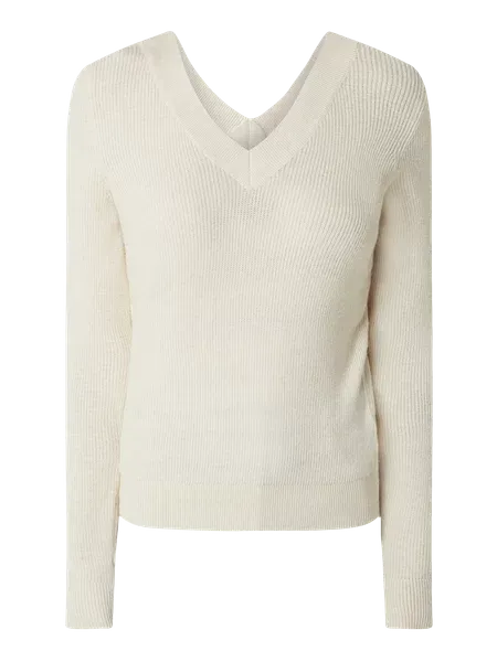 Only Sweter z prążkowaną fakturą model ‘Latia’