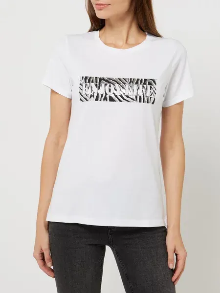 Only T-shirt z bawełny z nadrukiem z napisem model ‘Neo’