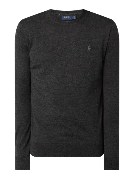 Polo Ralph Lauren Sweter o kroju slim fit z wełny