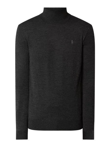 Polo Ralph Lauren Sweter z wywijanym kołnierzem z wełny merino