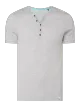 MCNEAL Koszulka serafino z brzegami bez wykończenia model ‘Rafael’