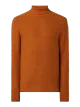REVIEW Sweter z wywijanym kołnierzem z bawełny