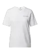 Tommy Hilfiger T-shirt z czystej bawełny ekologicznej z logo z kamieni stras