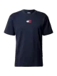 Tommy Jeans T-shirt z bawełny ekologicznej z naszywką z logo
