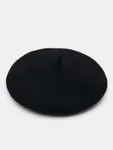 Czarny beret - Czarny