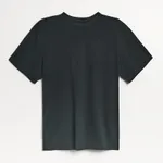Luźna koszulka z krótkim rękawem czarna - Czarny