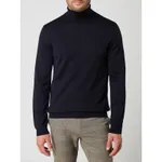 JOOP! Collection Sweter z wywijanym kołnierzem z wełny merino model ‘Donte’