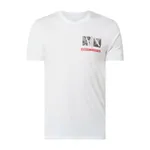 ARMANI EXCHANGE T-shirt z bawełny z nadrukiem z logo